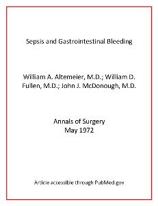 Image for Altemeier article Sepsis and Gastrointestinal Bleeding