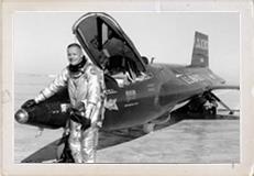 Neil Armstrong with X-15-3. Image Credit: NASA