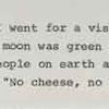 "My Vacation", a children's poem by Neil Armstrong