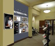 The Armstrong Collection Exhibit located at the CEAS (College of Engineering and Applied Science) Library in Baldwin Hall on UC Campus