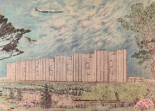 Conceptual Drawing of a Victory City by Orville Simpson II